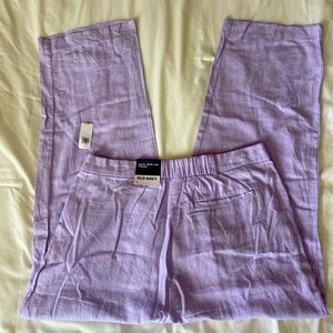 NWT Old Navy Taylor Linen Wide Leg Pants. Size L